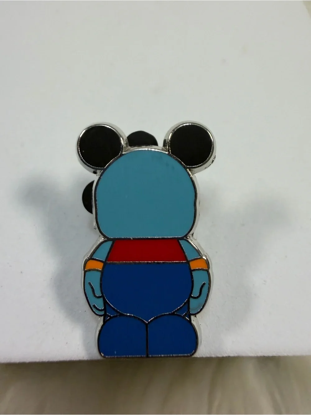 💙3/$20💙 Disney Blue Mickey Enamel Pin with Red and Orange Accents